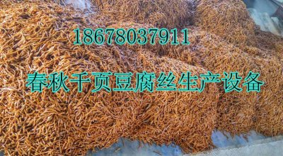 千頁豆腐黃金絲入味技術(shù)春秋免費，千頁豆腐黃